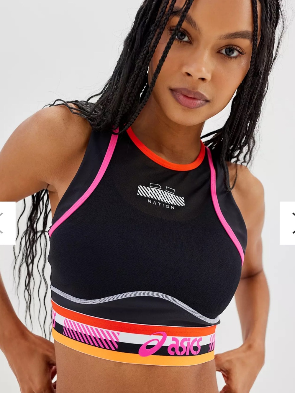 ASICS Women's Black & Pink Sports Bra Size S